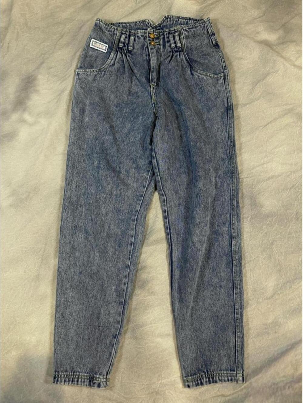 Vintage 80s/ 90s Bugle Boy Acid Wash Jeans, women’s 11